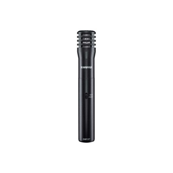 Shure SM137-LC Instrument Microphone with Zipper Pouch & Mic Clip