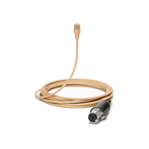 Shure TL46T/O-MTQG TwinPlex High Sensitivity Sub-Mini Omni Lavalier Microphone - Tan