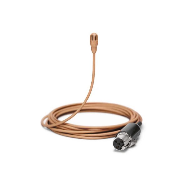 Shure TL47C/O-MTQG TwinPlex Low Sensitivity Sub-Mini Omni Lavalier Microphone - Cocoa