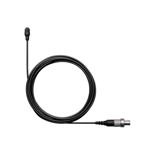 Shure TwinPlex TL47 Subminiature Lavalier Condenser Microphone - Omni - Low Sens - Lemo - Black