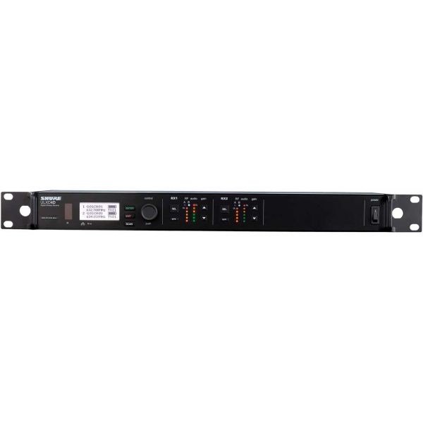 Shure ULXD4D-V50 Dual Digital Wireless Receiver - V50 - (174-216 MHz)