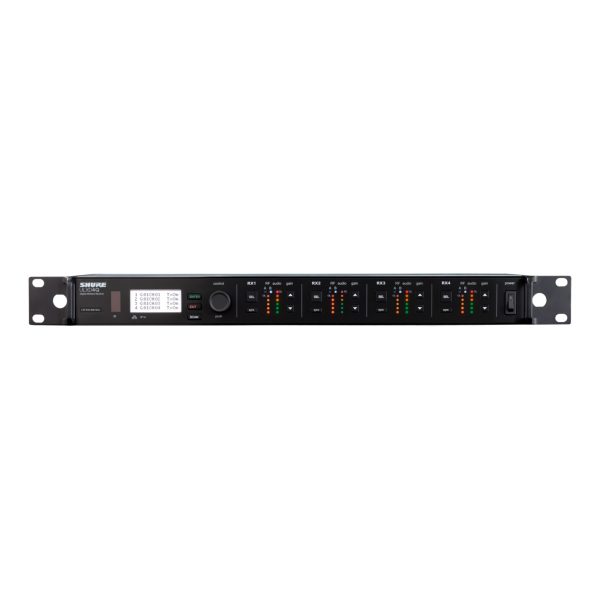 Shure ULXD4QGV-H50 1RU Quad Channel Digital Wireless Receiver - H50 534-598 MHz